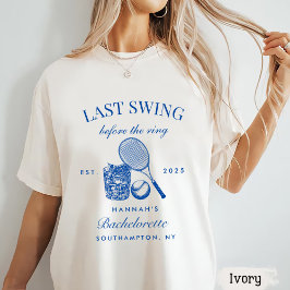 バチェ ピンク ラスト スウィング ビフォア ザ リング テニス Tシャツ