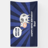 バチカンあなたは60おもしろいかわいいハッピーハッピーエンド60誕生日 横断幕 (縦)