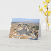 バチカンのグリーティングカード カード (黄色い花)