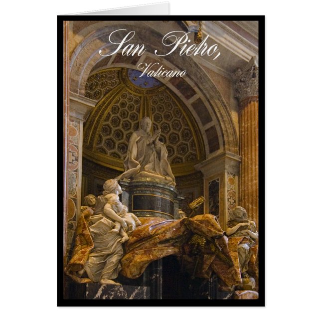 バチカンのセントピーターのバシリカ会堂のインテリア (正面)