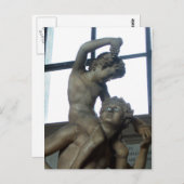 バチカンのバッカス像～ローマ、イタリア ポストカード (正面/裏面)