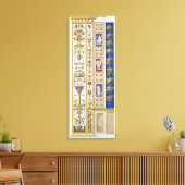 バチカンのラファエル・ロッジアのパネル キャンバスプリント (インサイチュ (リビング))