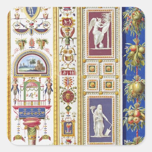 バチカンのラファエル・ロッジアのパネル スクエアシール (正面)