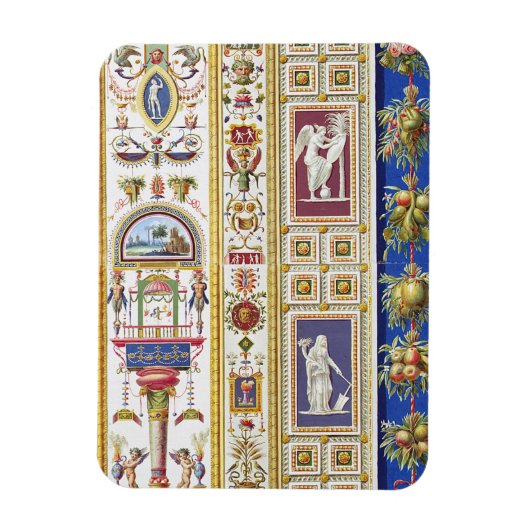 バチカンのラファエル・ロッジアのパネル マグネット (縦)