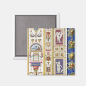 バチカンのラファエル・ロッジアのパネル マグネット (正面/裏面)