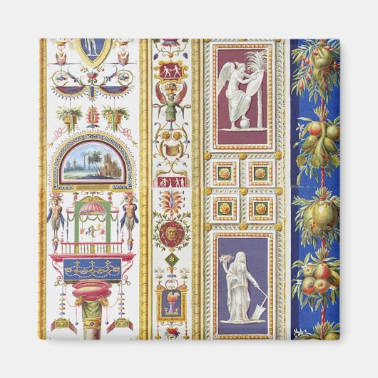 バチカンのラファエル・ロッジアのパネル マグネット (正面)