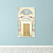 バチカンのラファエル・ロッジアへの入り口 キャンバスプリント (インサイチュ (ウッドフロア))