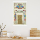 バチカンのラファエル・ロッジアへの入り口 ポスター (キッチン)