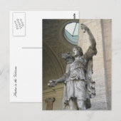 バチカンの像 ポストカード (正面/裏面)