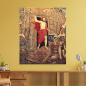 バチカンの復活のイエス・タペストリー キャンバスプリント (インサイチュ (リビング))