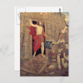 バチカンの復活タペストリーのイエス ポストカード (正面/裏面)