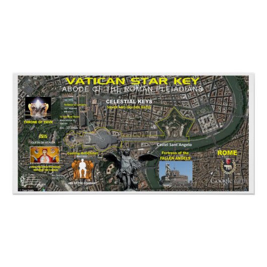 バチカンの星地図 ポスター (正面)