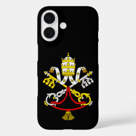 バチカンの紋章 プレミアム ファインアート エンブレム iPhone 16ケース