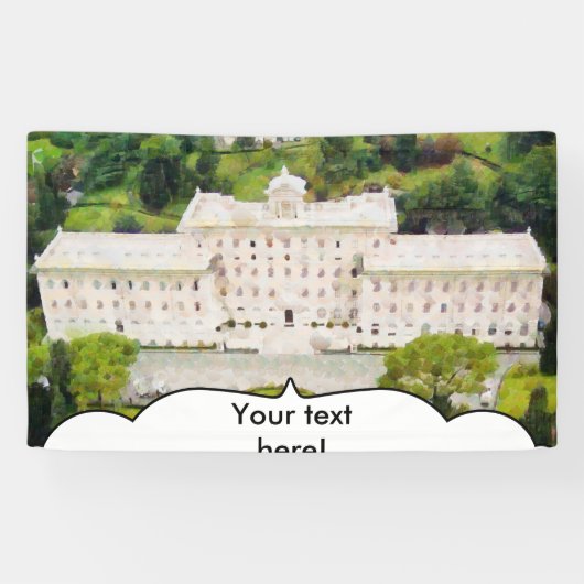 バチカンの絵画 横断幕 (横)