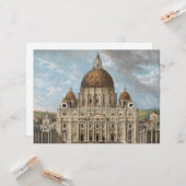 バチカンの聖ペテロ大聖堂 カード (正面/裏面インサイチュ)