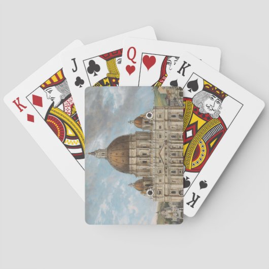 バチカンの聖ペテロ大聖堂 トランプ (裏面)