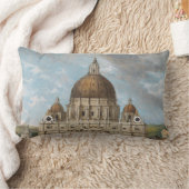 バチカンの聖ペテロ大聖堂 ランバークッション (ブランケット)