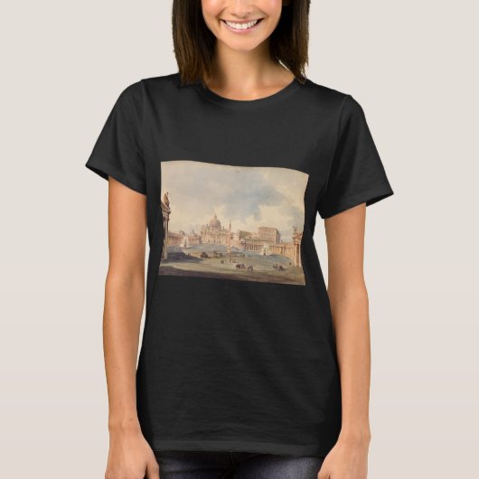 バチカンの聖ペテロ教会 Tシャツ (正面)