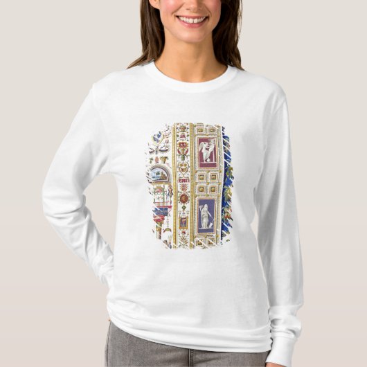バチカンのRaphaelのLoggiaからのパネル、から Tシャツ (正面)