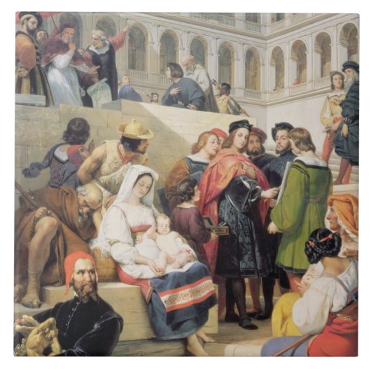 バチカンのRaphael、1832年(キャンバスの油) タイル (正面)