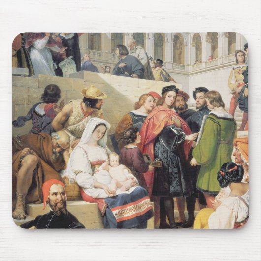 バチカンのRaphael、1832年(キャンバスの油) マウスパッド (正面)