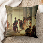 バチカンを去っているチェーザレ・ボルジア クッション (ブランケット)