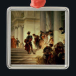 バチカンを去っているチェーザレ・ボルジア メタルオーナメント<br><div class="desc">イメージ: バチカンを去っている20105チェーザレ・ボルジア。 Gatteri、ジウゼッペロレンツォ(1829-86年)。 Museo Civico Rivoltello、トリエステ、イタリア。 芸術、ファインアート。</div>