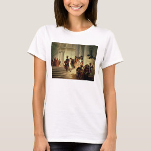 バチカンを去っているチェーザレ・ボルジア Tシャツ