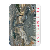 バチカンシティセントピータースクエアビュー冷蔵庫用マグネット マグネット (縦)