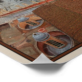 バチカンシティセントピーターズスクエアビュー ポスター (角)