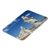 バチカンシティ大聖堂の像ビュー冷蔵庫用マグネット マグネット (左側)