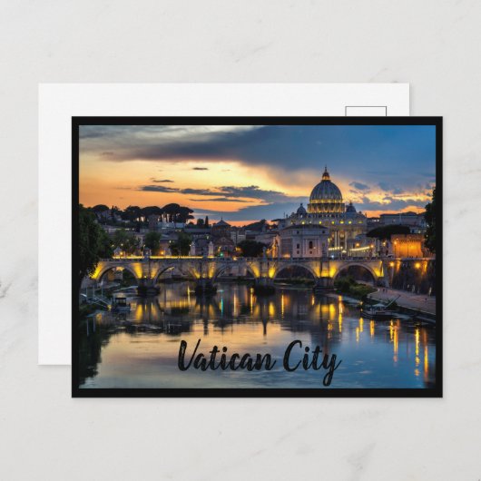 バチカンシティ,ローマ,イタリアのはがき ポストカード (正面/裏面)