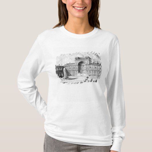 バチカンローマのBelvedere裁判所 Tシャツ (正面)