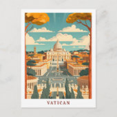 バチカンローマエレガントイタリアアートヴィンテージトラベル ポストカード (正面)
