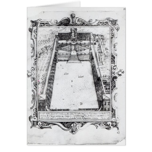 バチカンローマ1581年のBelvedere裁判所 (正面)