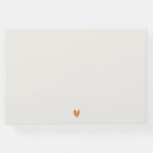 バチカンローマItaly水彩風景結婚ズ ゲストブック (裏面)