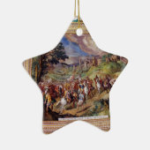 バチカン博物館の壁画 セラミックオーナメント (右)