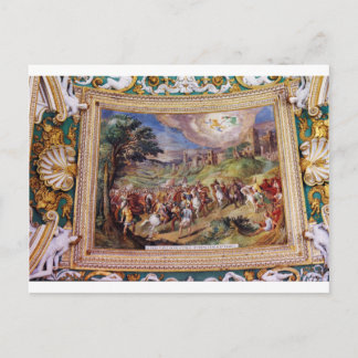 バチカン博物館の壁画 ポストカード