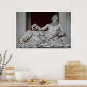 バチカン博物館の神ティバー川 ポスター (キッチン)