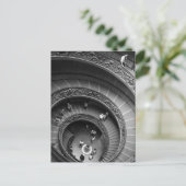 バチカン博物館螺旋階段はがき ポストカード (スタンド正面)