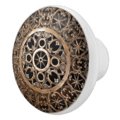 バチカン古代の金属のブロンズのスチームパンク神秘的 セラミックノブ (右)