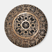 バチカン古代の金属のブロンズのスチームパンク神秘的 マグネット (正面)