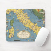 バチカン市とイタリアの地図 マウスパッド (マウス)