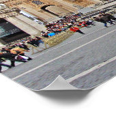 バチカン市の聖ピーターズスクエアのパノラマ写真 ポスター (角)