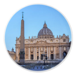 バチカン市の聖ペテロ広場 – ローマ，イタリア セラミックノブ