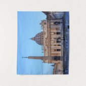 バチカン市の聖ペテロ広場 – ローマ，イタリア タペストリー (正面)