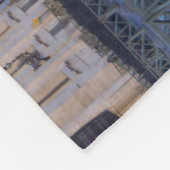 バチカン市の聖ペテロ広場 – ローマ，イタリア フリースブランケット (角)