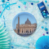 バチカン市の聖ペテロ広場 – ローマ，イタリア ペーパープレート (パーティー)