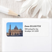 バチカン市の聖ペテロ広場 – ローマ，イタリア ラベル (インサイチュ)