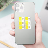 バチカン市コレクションパック6の国旗 シール (スマートフォン)
